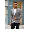 COOFANDY Men Blazer Jacket Lightweight Knit Sport Coats Casual Suit Jackets(Light Gray)