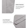 COOFANDY Men Blazer Jacket Lightweight Knit Sport Coats Casual Suit Jackets(Light Gray)