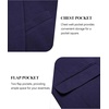 COOFANDY Men Blazer Jacket Lightweight Knit Sport Coats Casual Suit Jackets(Navy Blue)