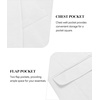COOFANDY Men Blazer Jacket Lightweight Knit Sport Coats Casual Suit Jackets(White)