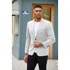 COOFANDY Men Blazer Jacket Lightweight Knit Sport Coats Casual Suit Jackets(White)