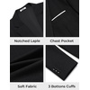 COOFANDY Mens Blazer Casual Sport Coats Lightweight Sports Jacket(Black)