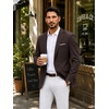 COOFANDY Mens Blazer Casual Sport Coats Lightweight Sports Jacket(Brown)