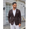 COOFANDY Mens Blazer Casual Sport Coats Lightweight Sports Jacket(Brown)
