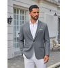 COOFANDY Mens Blazer Casual Sport Coats Lightweight Sports Jacket(Grey)