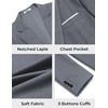COOFANDY Mens Blazer Casual Sport Coats Lightweight Sports Jacket(Grey)