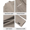 COOFANDY Mens Blazer Casual Sport Coats Lightweight Sports Jacket(Khaki)