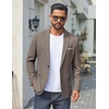 COOFANDY Mens Blazer Casual Sport Coats Lightweight Sports Jacket(Tea Grey)
