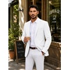 COOFANDY Mens Blazer Casual Sport Coats Lightweight Sports Jacket(White)