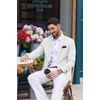COOFANDY Mens Blazer Casual Sport Coats Lightweight Sports Jacket(White)