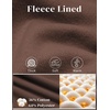 COOFANDY Men’s Casual Baggy Sweatpants Cotton Wide Leg Drawstring Pants(Brown)