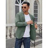 COOFANDY Men’s Casual Blazer Regular Fit Lightweight Two Button Sport Coat Suit Jacket(Green)