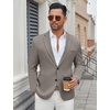 COOFANDY Men’s Casual Blazer Regular Fit Lightweight Two Button Sport Coat Suit Jacket(Tea Grey)
