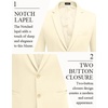 COOFANDY Men’s Casual Blazer Slim Fit Two Button Knit Sport Coat(Beige)