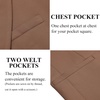 COOFANDY Men’s Casual Blazer Slim Fit Two Button Knit Sport Coat(Brown)