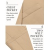 COOFANDY Men’s Casual Blazer Slim Fit Two Button Knit Sport Coat(Khaki)