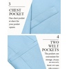 COOFANDY Men’s Casual Blazer Slim Fit Two Button Knit Sport Coat(Light Blue)