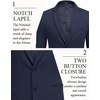 COOFANDY Men’s Casual Blazer Slim Fit Two Button Knit Sport Coat(Navy Blue)