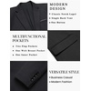 COOFANDY Men’s Casual Knit Blazer Sport Coats Business Suit Jacket(Black)