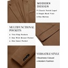 COOFANDY Men’s Casual Knit Blazer Sport Coats Business Suit Jacket(Brown)