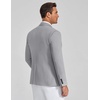 COOFANDY Men’s Casual Knit Blazer Sport Coats Business Suit Jacket(Light Grey)