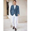 COOFANDY Mens Casual Knit Blazer Stretch Sport Coat Two Button Suit Jackets(Blue)