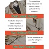 COOFANDY Mens Metallic Jacket Casual Sport Coat 70s Party Disco Outfits(01_gold)