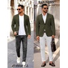 COOFANDY Men’s Sport Coat Casual Slim Fit Blazer Jacket(Army Green)
