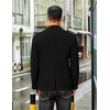 COOFANDY Men’s Sport Coat Casual Slim Fit Blazer Jacket(Black)