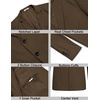 COOFANDY Men’s Sport Coat Casual Slim Fit Blazer Jacket(Brown)