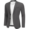 COOFANDY Men’s Sport Coat Casual Slim Fit Blazer Jacket(Dark Grey)
