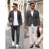 COOFANDY Men’s Sport Coat Casual Slim Fit Blazer Jacket(Dark Grey)
