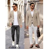 COOFANDY Men’s Sport Coat Casual Slim Fit Blazer Jacket(Khaki)