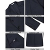 COOFANDY Men’s Sport Coat Casual Slim Fit Blazer Jacket(Navy Blue)
