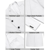 COOFANDY Men’s Sport Coat Casual Slim Fit Blazer Jacket(White)