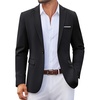 COOFANDY Mens Blazer Casual Sport Coats Lightweight Sports Jacket(Black)