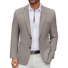 COOFANDY Men’s Casual Blazer Regular Fit Lightweight Two Button Sport Coat Suit Jacket(Tea Grey)