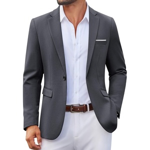 COOFANDY Mens Blazer Casual Sport Coats Lightweight Sports Jacket(Dark Grey)