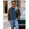 COOFANDY Mens Henley Shirts Long Sleeve Button T-Shirt Fashion Casual Pullover Shirts Soft Stretch Tees Tops(Navy)