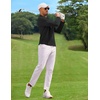COOFANDY Men’s Long Sleeve Polo Shirt Golf Lightweight Breathable Moisture Wicking Shirt for Business Casual Work Outdoor(1 Pack Black)