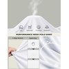 COOFANDY Men’s Long Sleeve Polo Shirt Golf Lightweight Breathable Moisture Wicking Shirt for Business Casual Work Outdoor(1 Pack White)