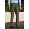 COOFANDY Men Dress Pants Slim Fit Suit Pants Expandable Waist Casual Slacks(Army Green)