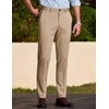 COOFANDY Men Dress Pants Slim Fit Suit Pants Expandable Waist Casual Slacks(Khaki)