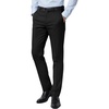 COOFANDY Men Dress Pants Slim Fit Suit Pants Expandable Waist Casual Slacks(Classic Black)
