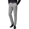COOFANDY Men Dress Pants Slim Fit Suit Pants Expandable Waist Casual Slacks(Light Grey)