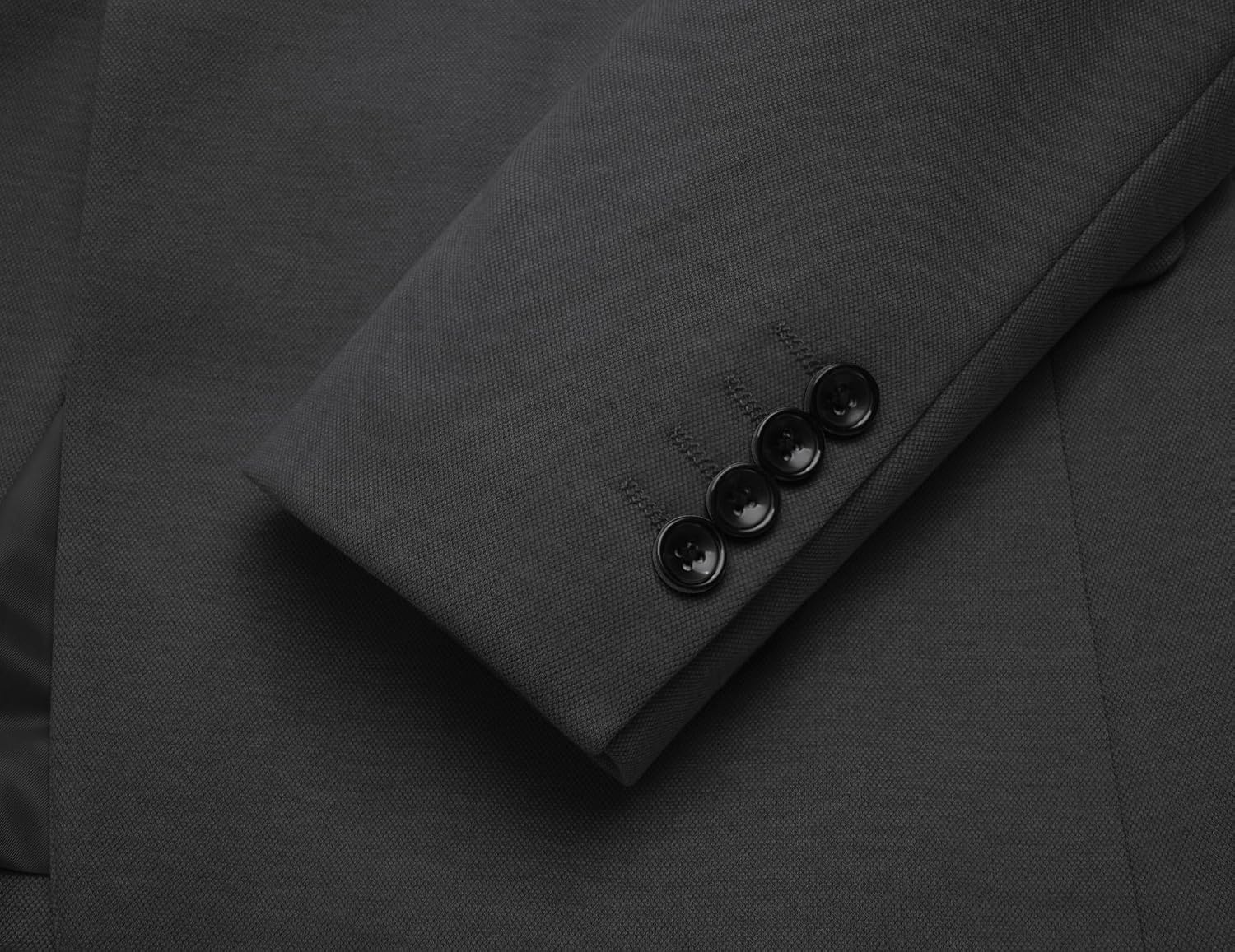 image:imageCOOFANDY Mens Casual Knit Blazer Sport Coats Business Suit JacketDark Grey