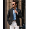 COOFANDY Mens Blazer Casual Sport Coats One Button Lightweight Sport Jacket(Black)