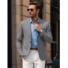 COOFANDY Mens Blazer Casual Sport Coats One Button Lightweight Sport Jacket(Dark Grey)