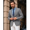 COOFANDY Mens Blazer Casual Sport Coats One Button Lightweight Sport Jacket(Dark Grey)
