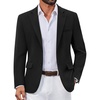 COOFANDY Mens Casual Blazer Lightweight Sport Coats Business Suit Jacket(Black)